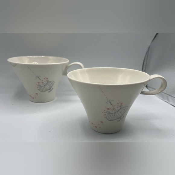 Rare 2 Cups MCM Impromptu Iroquois by Ben Seibel Jardinieres Made In USA Retro - Picture 7 of 10